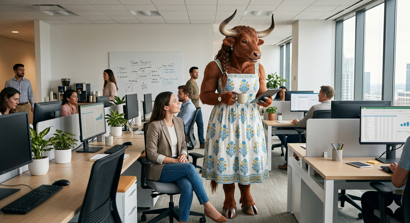 Cover art for The Normal Life of a Minotaur, a slice of life scenario on AI Dungeon
