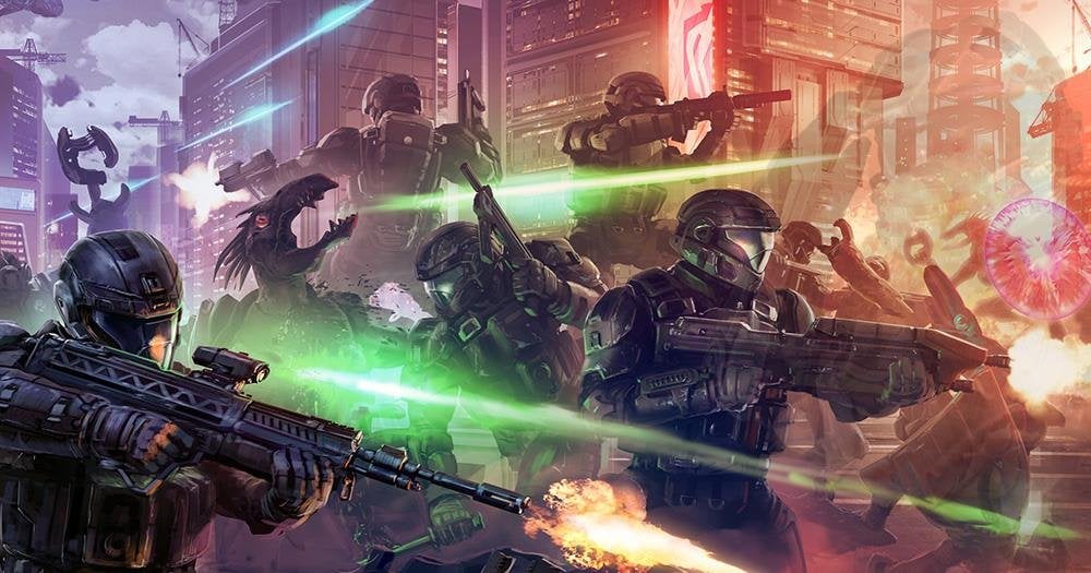 Cover art for Halo: Battle for Earth, a halo scenario on AI Dungeon