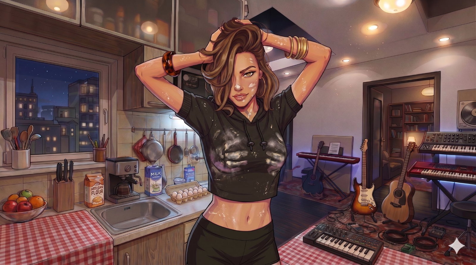 Cover art for The Influencer Girlfriend, a romance scenario on AI Dungeon