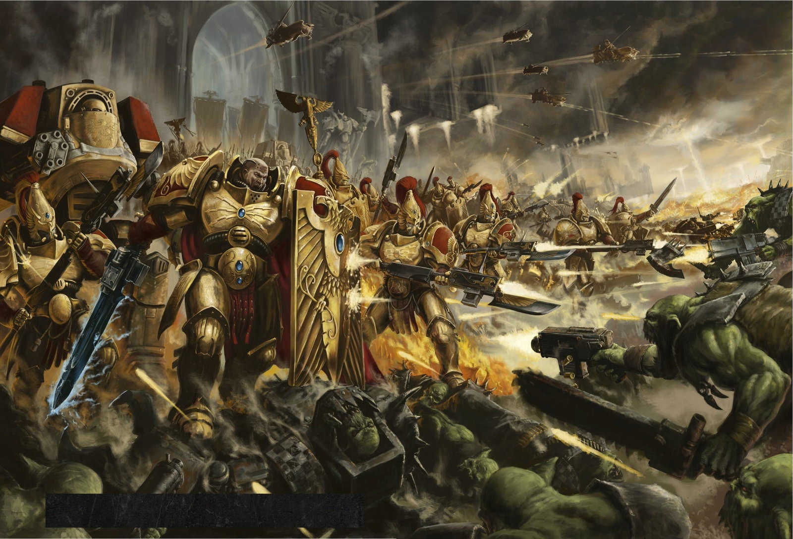 Cover art for Warhammer 30K: The Age of Conquest, a warhammer 30 k scenario on AI Dungeon