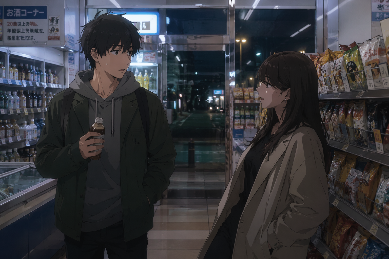 Cover art for The One Who Stayed: A slow-burn comfort experience, a slice of life scenario on AI Dungeon