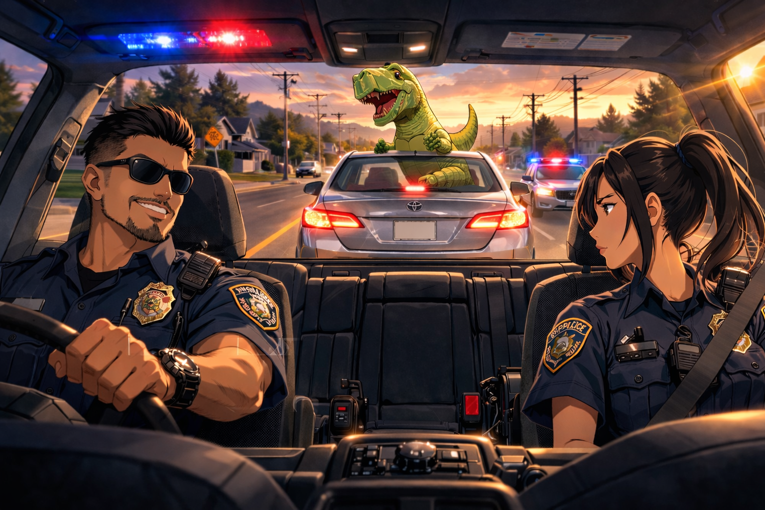 Cover art for First Day on Unit 404, a police scenario on AI Dungeon