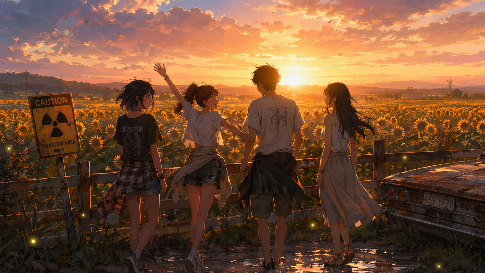 Cover art for The Last Summer Before the Sirens , a romance scenario on AI Dungeon