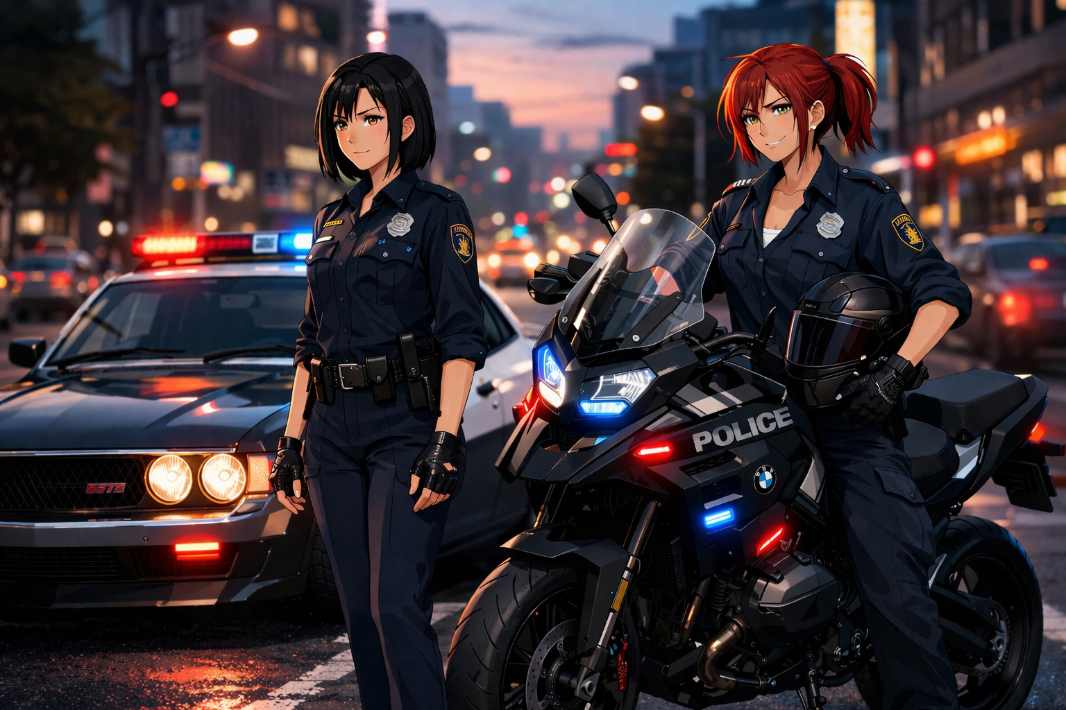 Cover art for Metro Patrol: High Speed Division, a police scenario on AI Dungeon