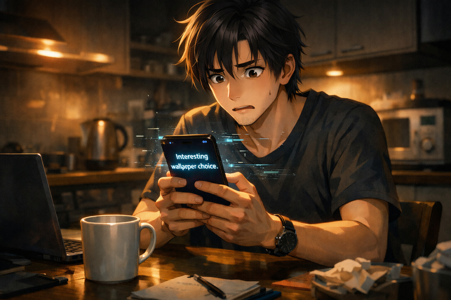 Cover art for Pocket Critic, a comedy scenario on AI Dungeon