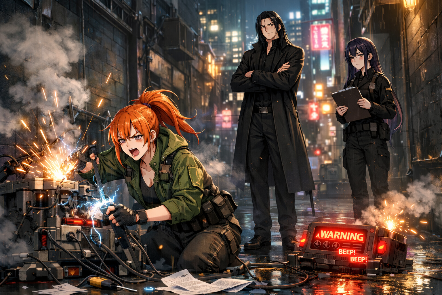 Cover art for VANTAGE: World Domination (Probably), a comedy scenario on AI Dungeon