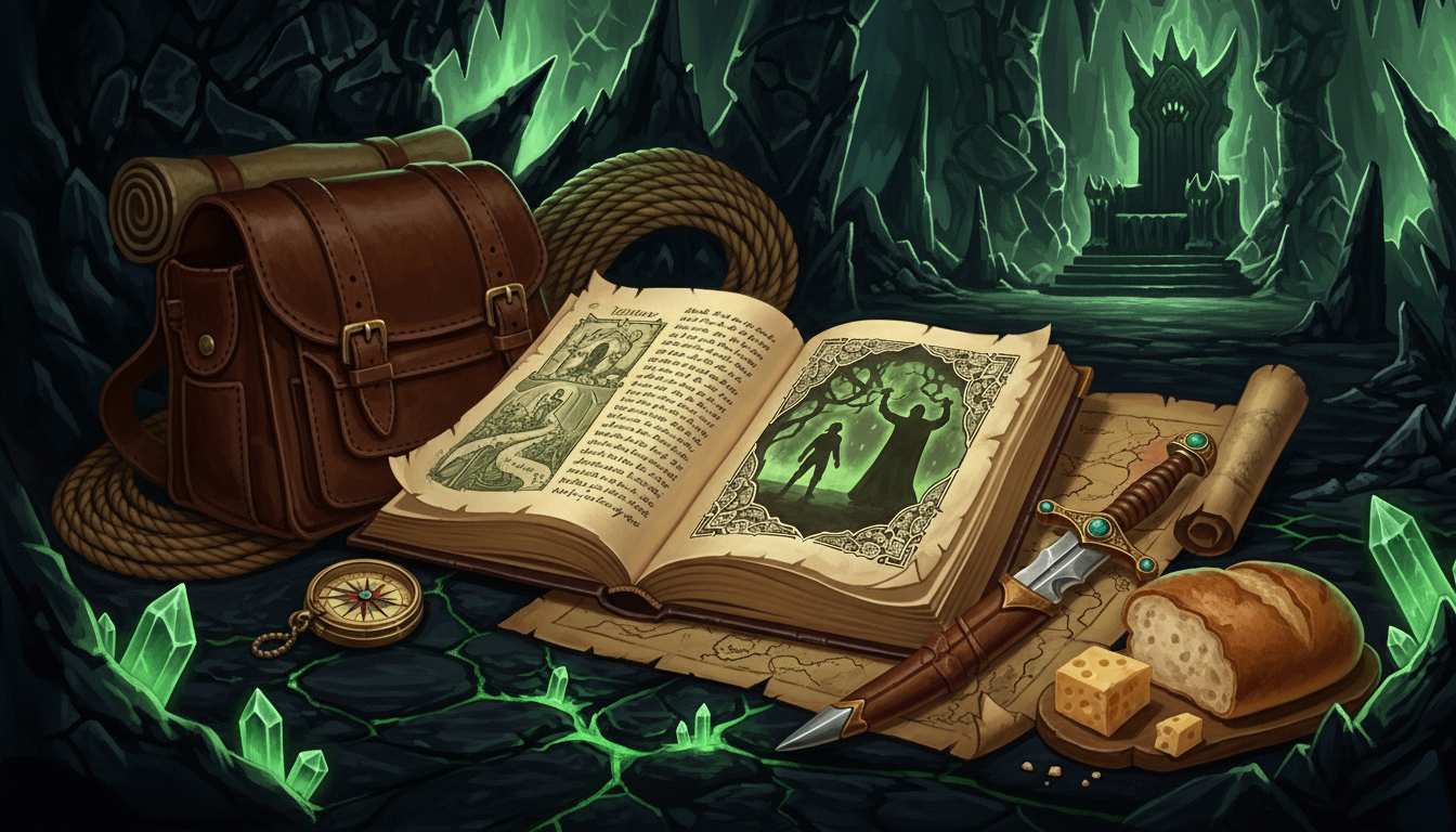 Cover art for Adventuring: the Wrong Way, a noscripts scenario on AI Dungeon