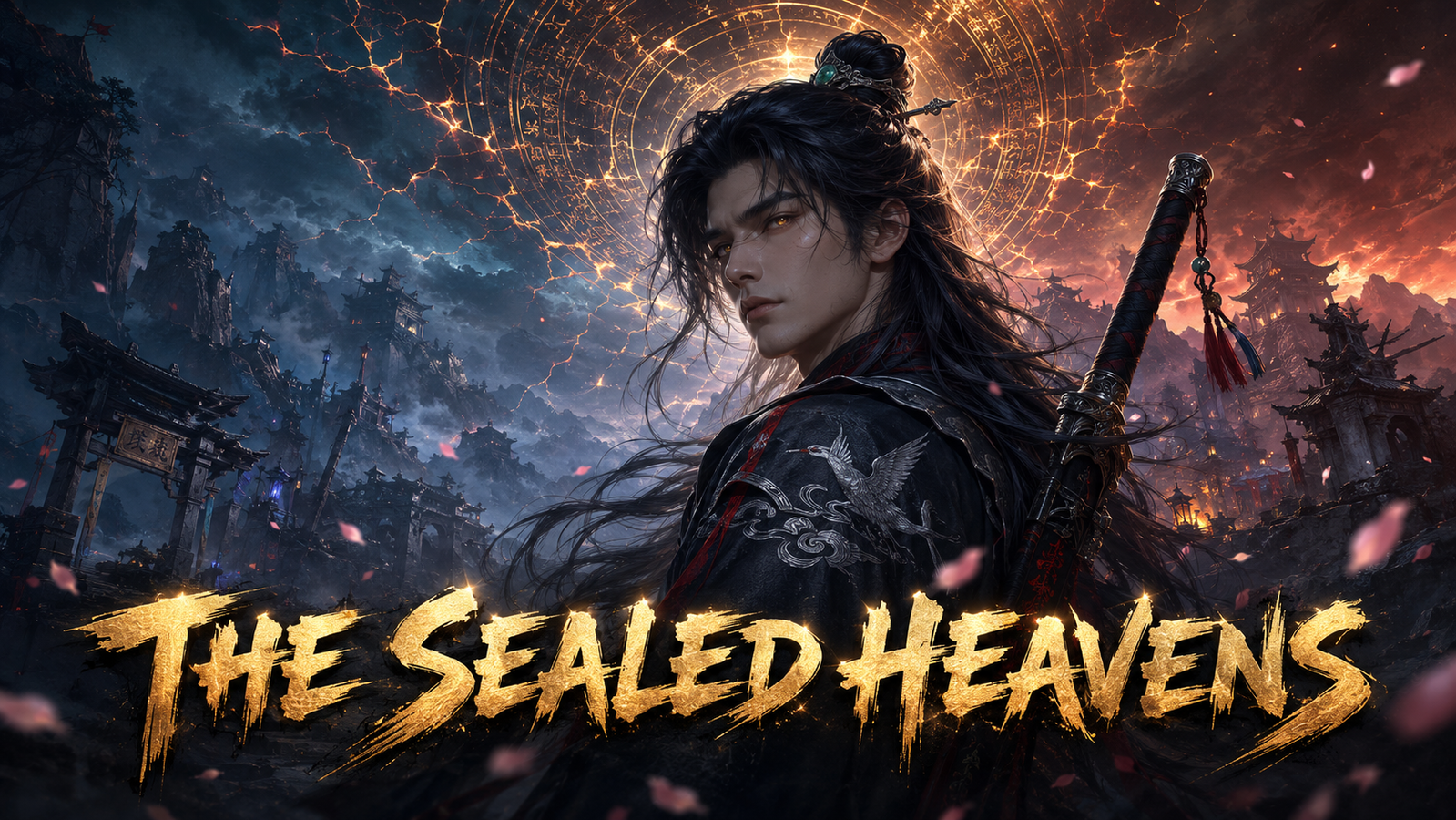 Cover art for The Sealed Heavens, a cultivation world on Voyage