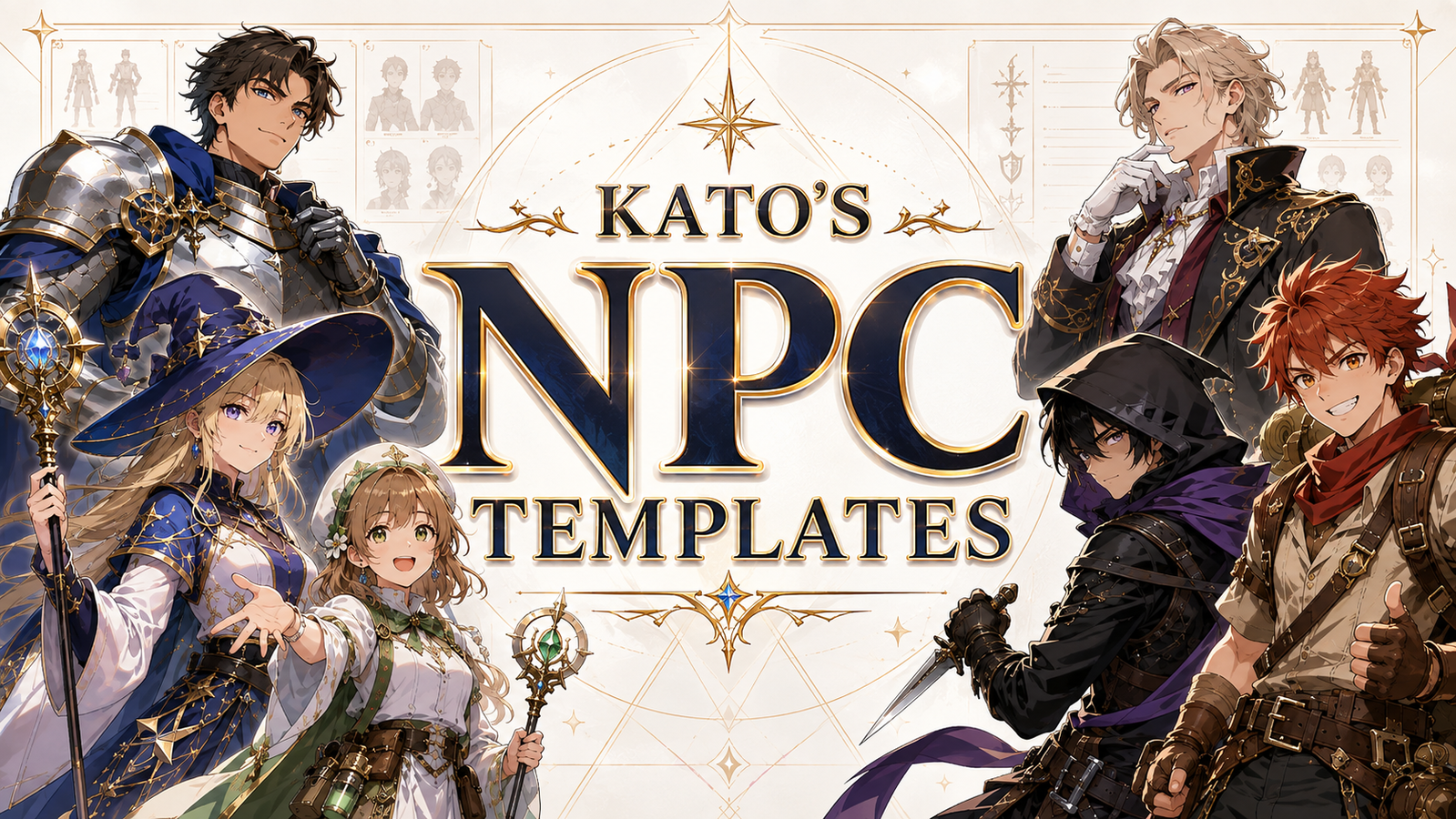 Cover art for Kato's NPC Templates (BLANK - CREDIT ONLY), a template mod on Voyage