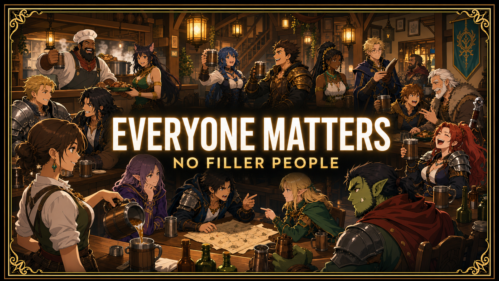 Cover art for Everyone Matters: No Filler People, a npc mod on Voyage
