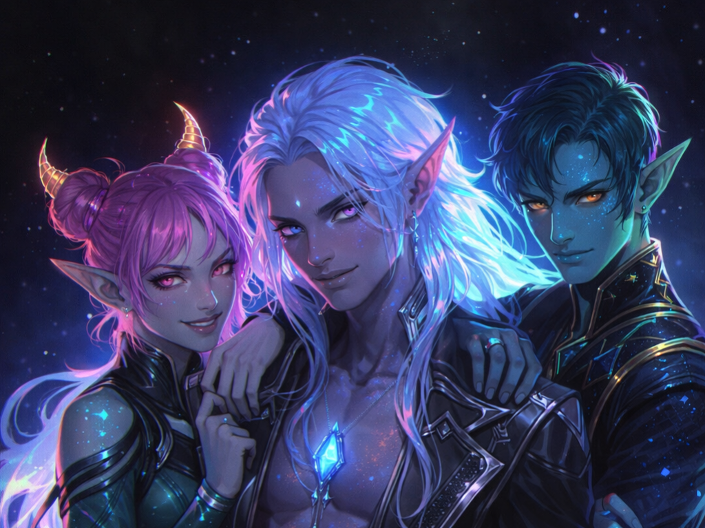 Cover art for The galaxy’s worst kidnapping, an alien scenario on AI Dungeon