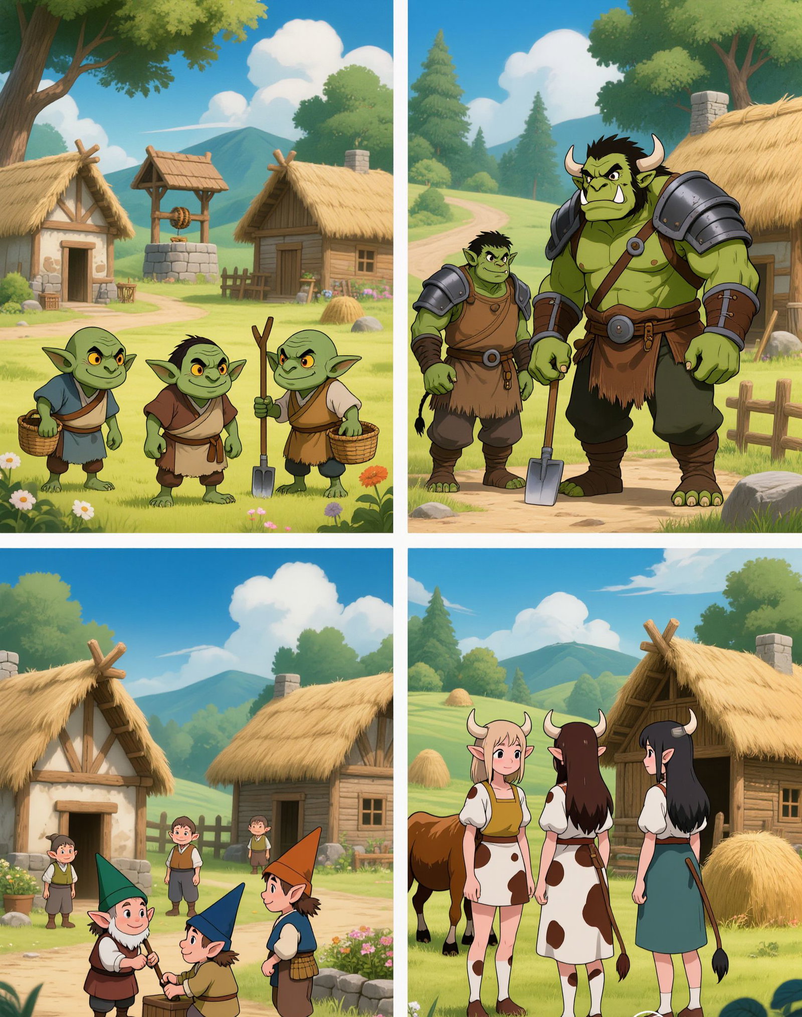Cover art for Isekaied into a non-human village, now what?, a non human scenario on AI Dungeon