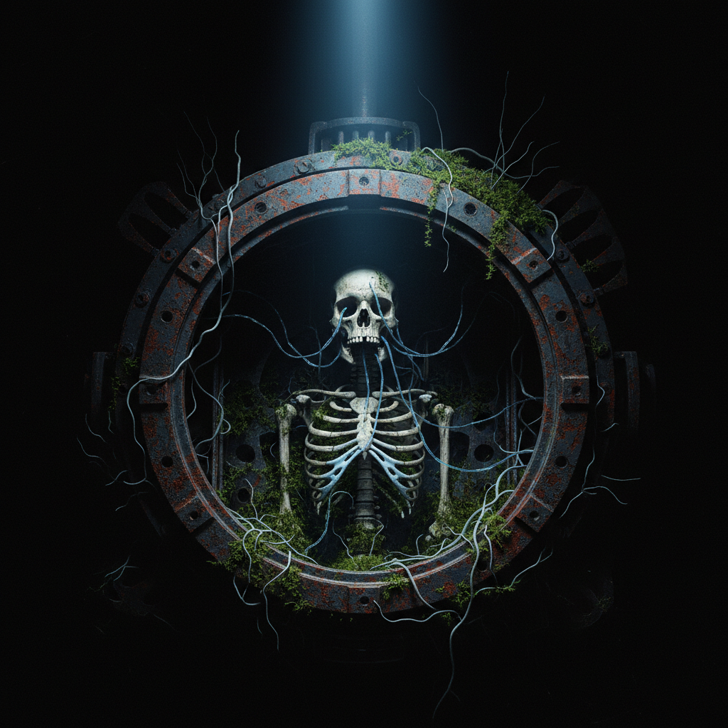 Cover art for After our days, a post apocalyptic scenario on AI Dungeon
