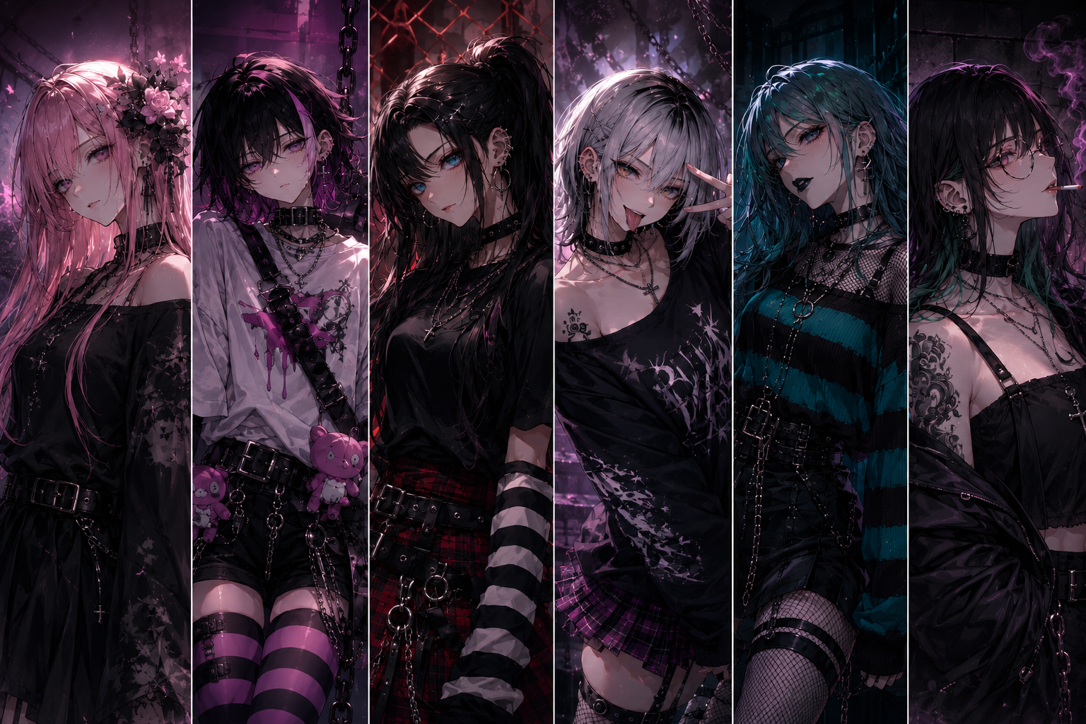 Cover art for 🖤 State-Issued Alt Girl, a goth scenario on AI Dungeon