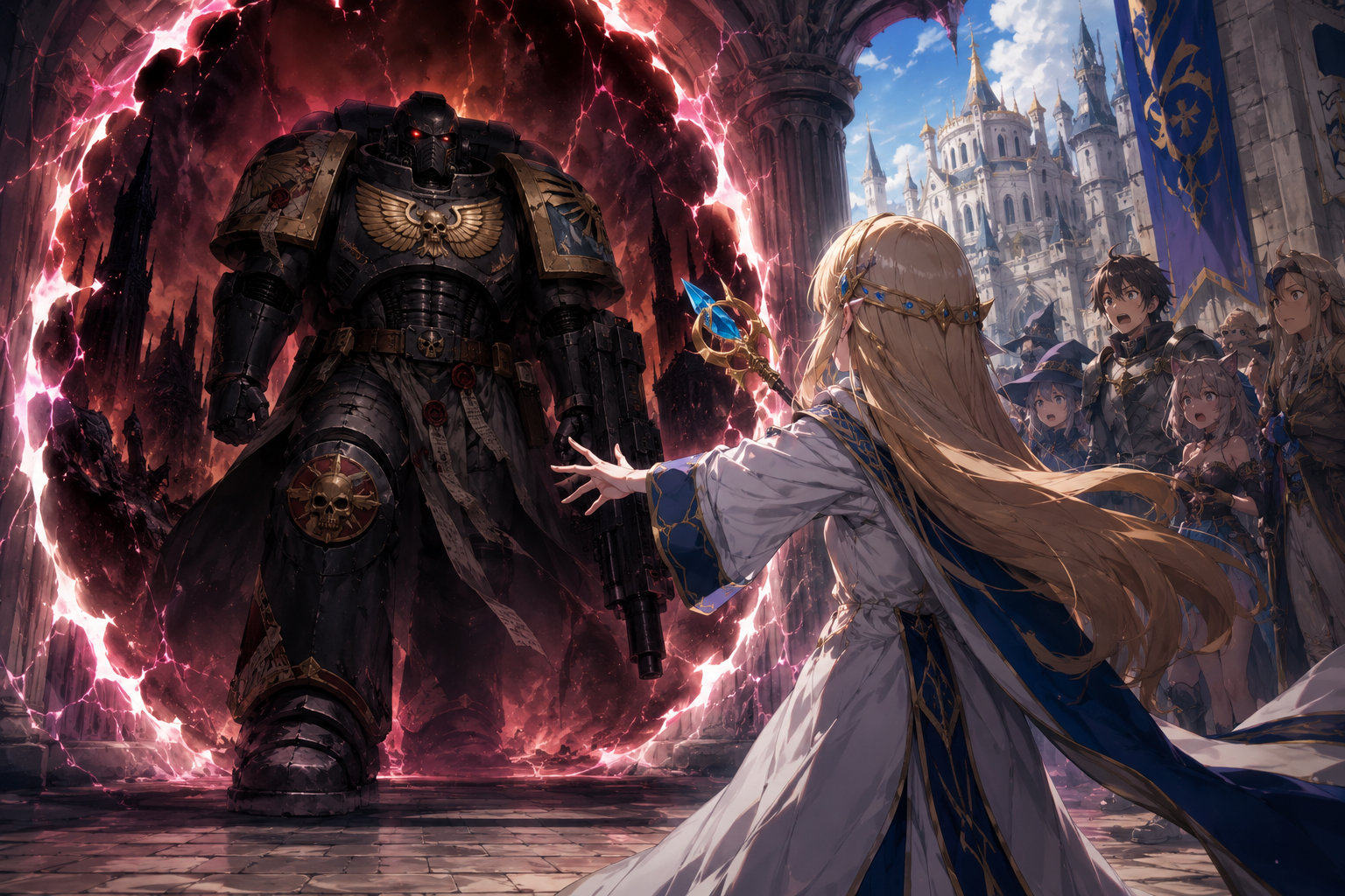 Cover art for 💀 Isekai from the Wrong Universe, a fantasy scenario on AI Dungeon
