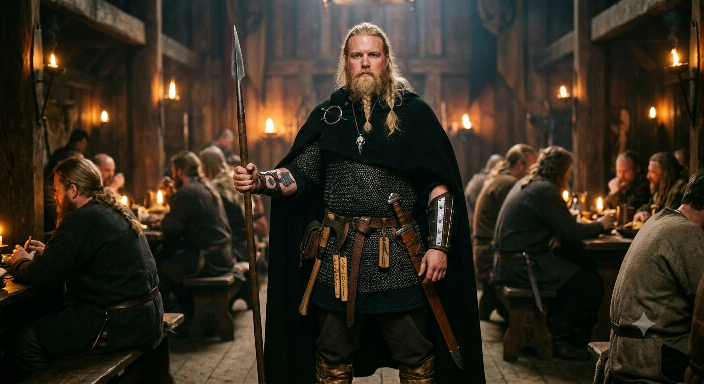 Cover art for Vikingr: Saga of Einar, a historical adventure on AI Dungeon