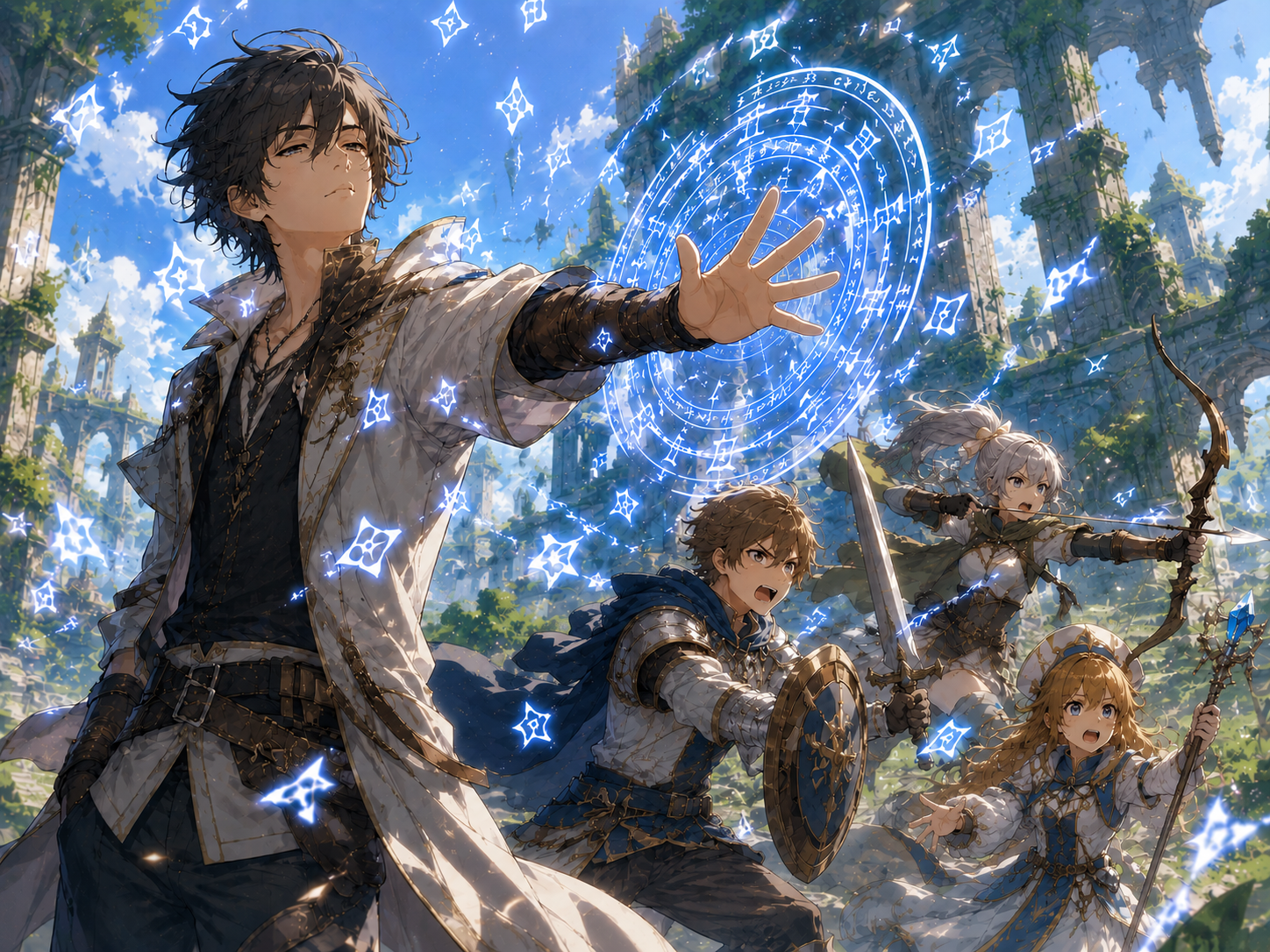 Cover art for OP Hero, a magic scenario on AI Dungeon