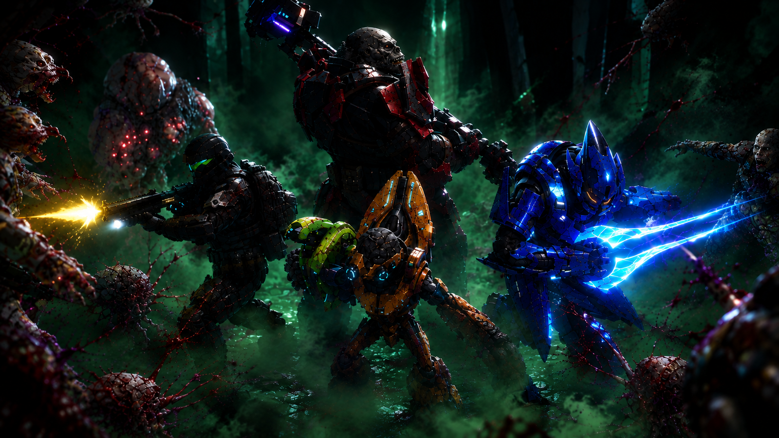 Cover art for United By Fear, a halo scenario on AI Dungeon