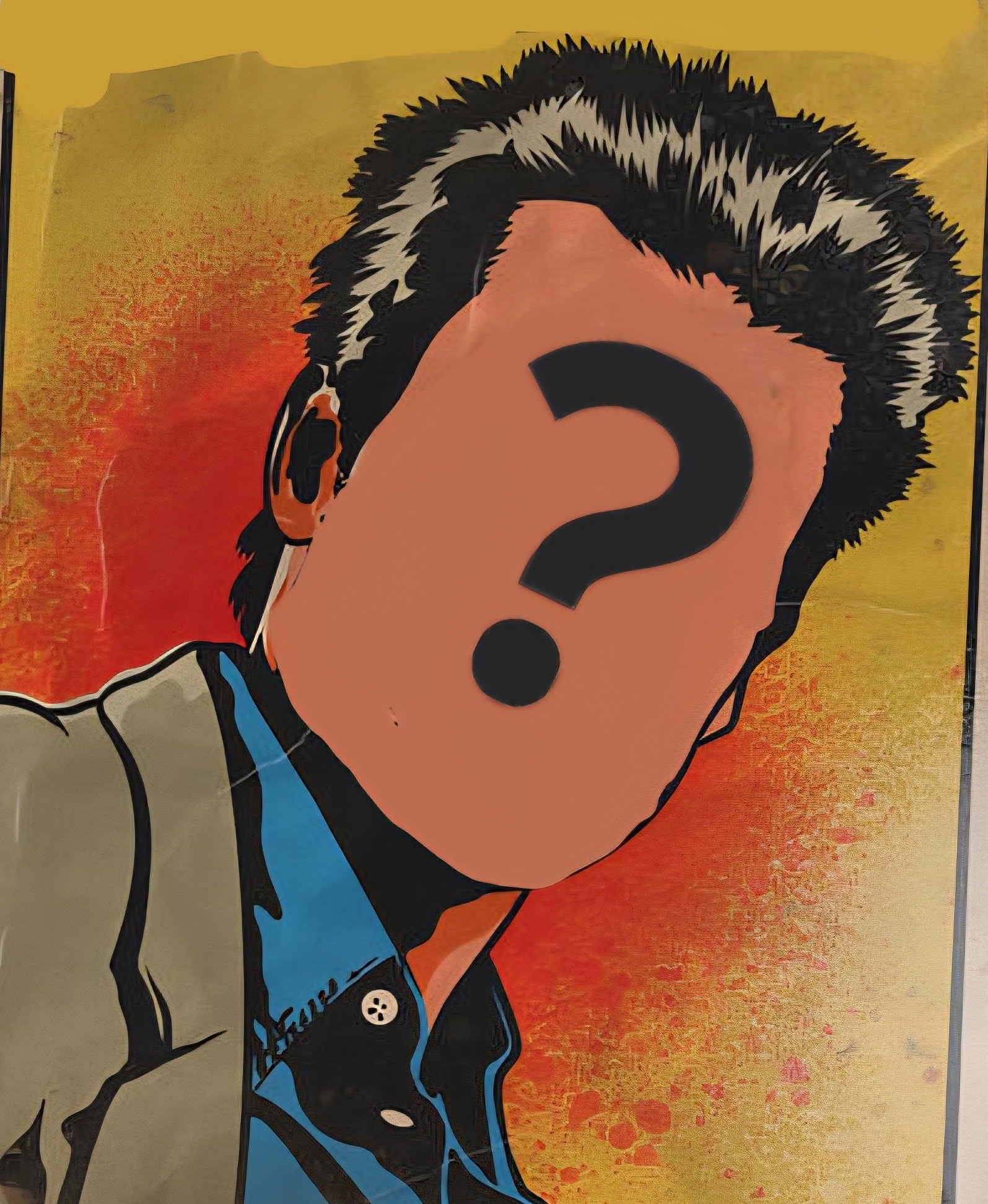 Cover art for Who Am I?, a mystery scenario on AI Dungeon
