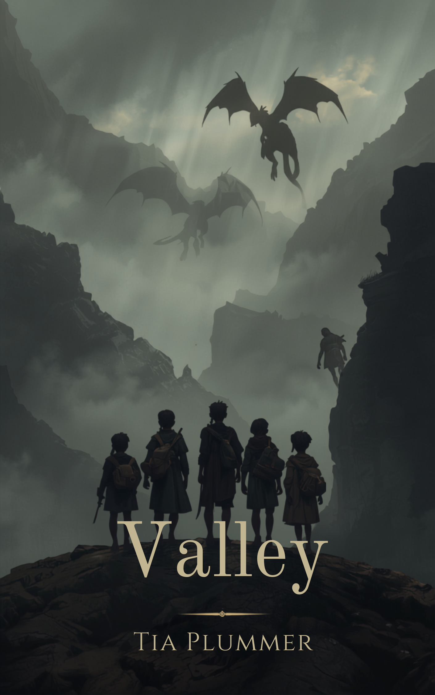 Cover art for The Valley, a dragons scenario on AI Dungeon