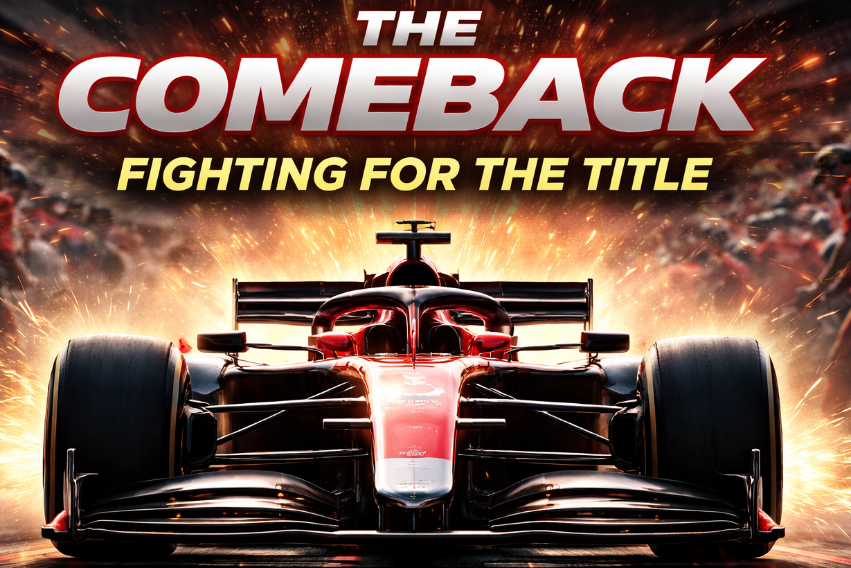Cover art for Championship Chase, a formula 1 scenario on AI Dungeon