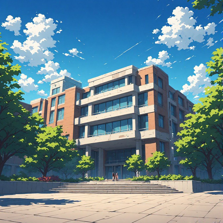 Cover art for College , a romance scenario on AI Dungeon
