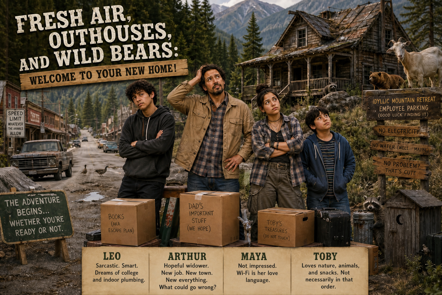 Cover art for Fresh Air, Outhouses, and Wild Bears: Welcome to Your New Home! on AI Dungeon