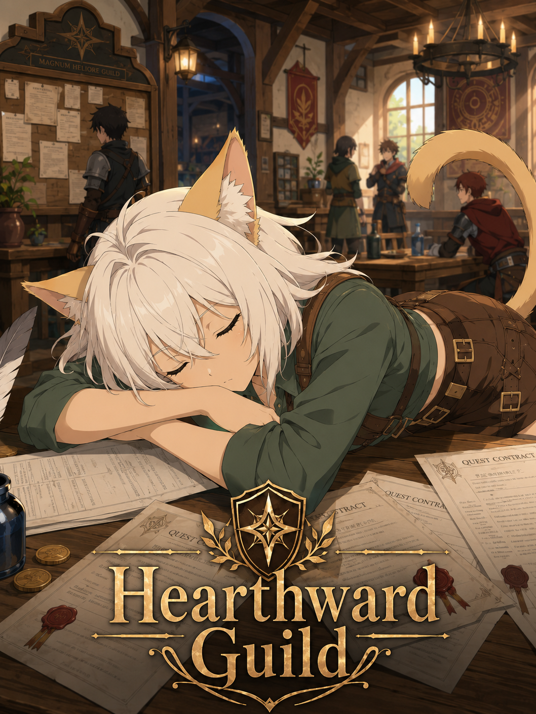 Cover art for Hearthward Guild, a fantasy scenario on AI Dungeon