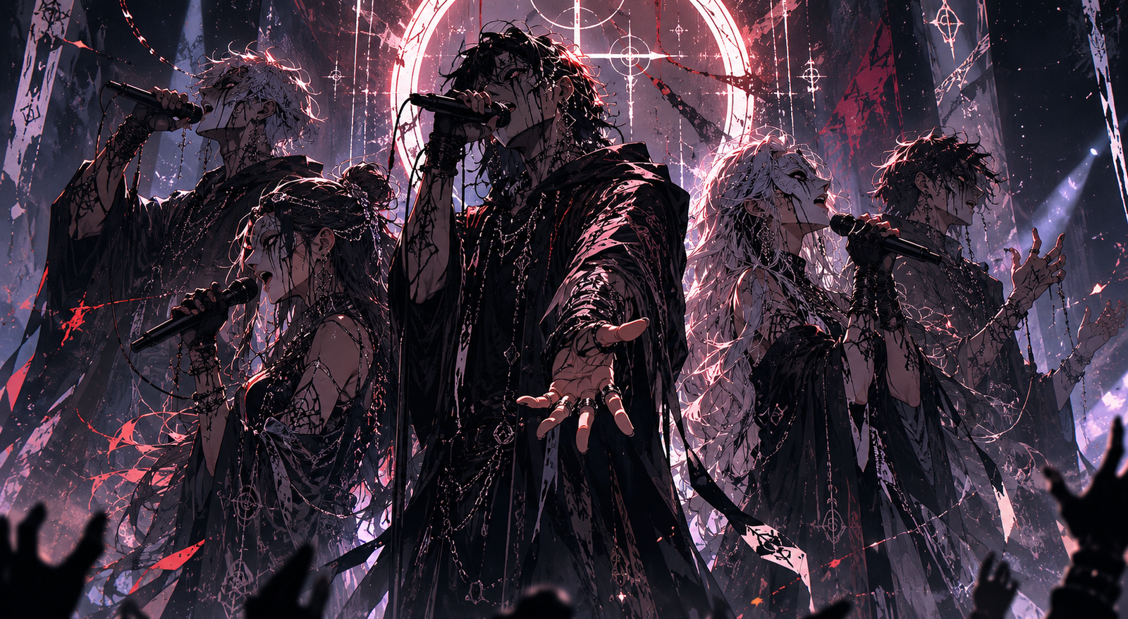 Cover art for create a band or music group, a music scenario on AI Dungeon