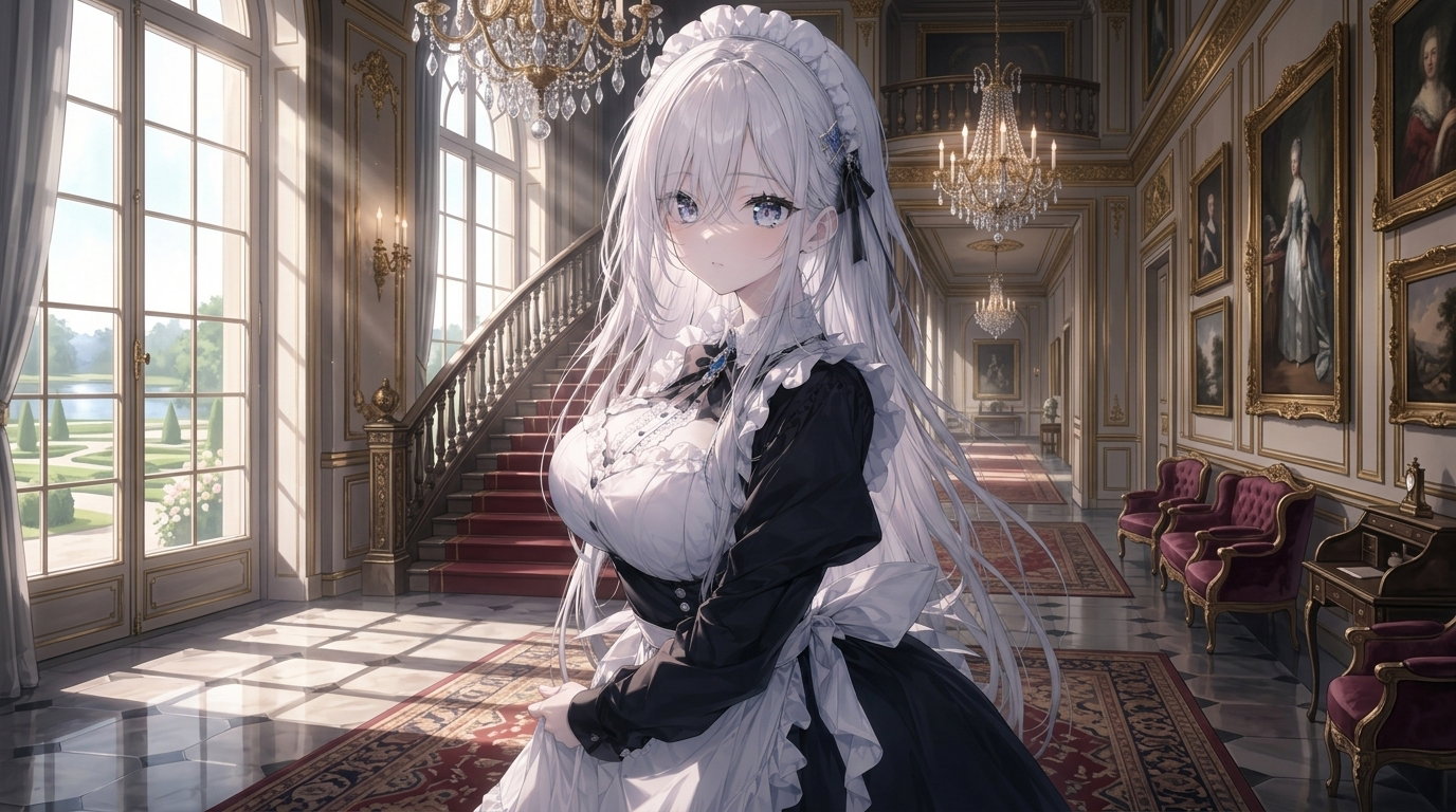 Cover art for Your Loving Maid | Lauren, a romance scenario on AI Dungeon