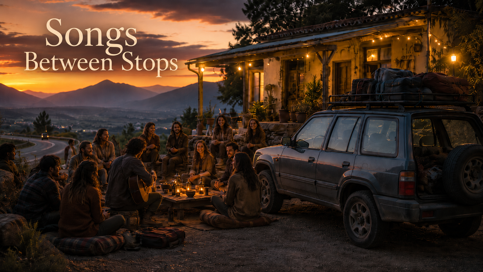 Cover art for Songs Between Stops, an open world scenario on AI Dungeon