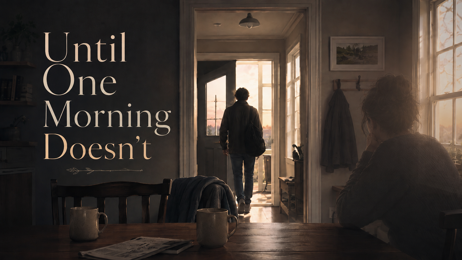 Cover art for Until One Morning Doesn't, a drama scenario on AI Dungeon