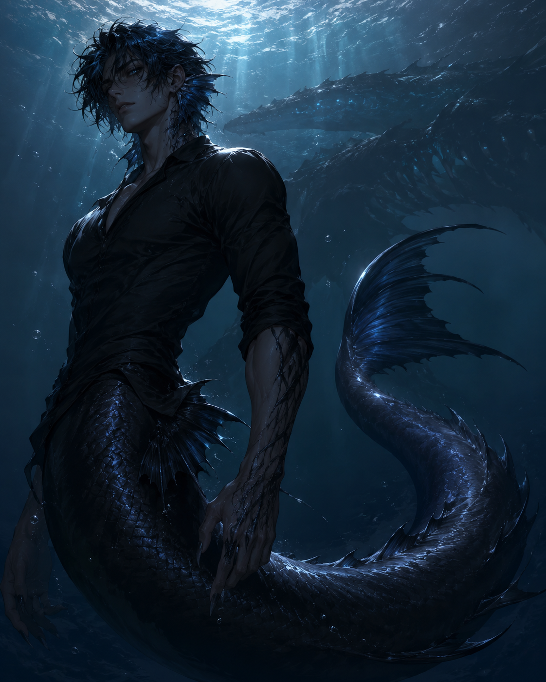 Cover art for Leviathan's Domain, a fantasy scenario on AI Dungeon