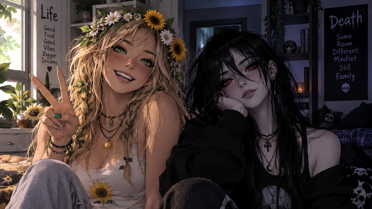 Cover art for Cycle of Roommates, a fantasy scenario on AI Dungeon