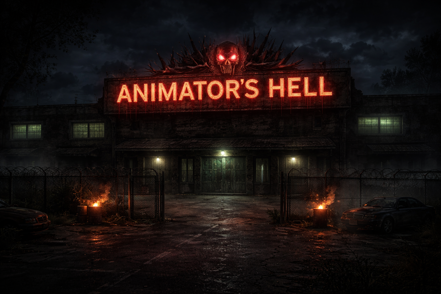 Cover art for Animator's Hell, a fantasy scenario on AI Dungeon
