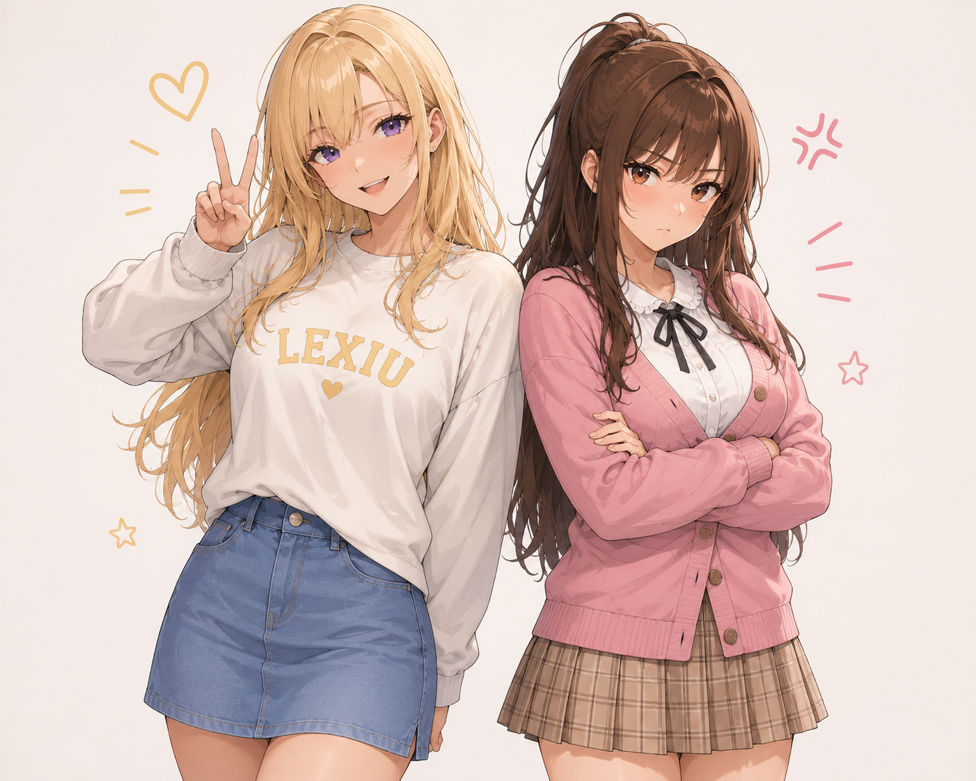 Cover art for Lexiu and Mari, a slice of life scenario on AI Dungeon