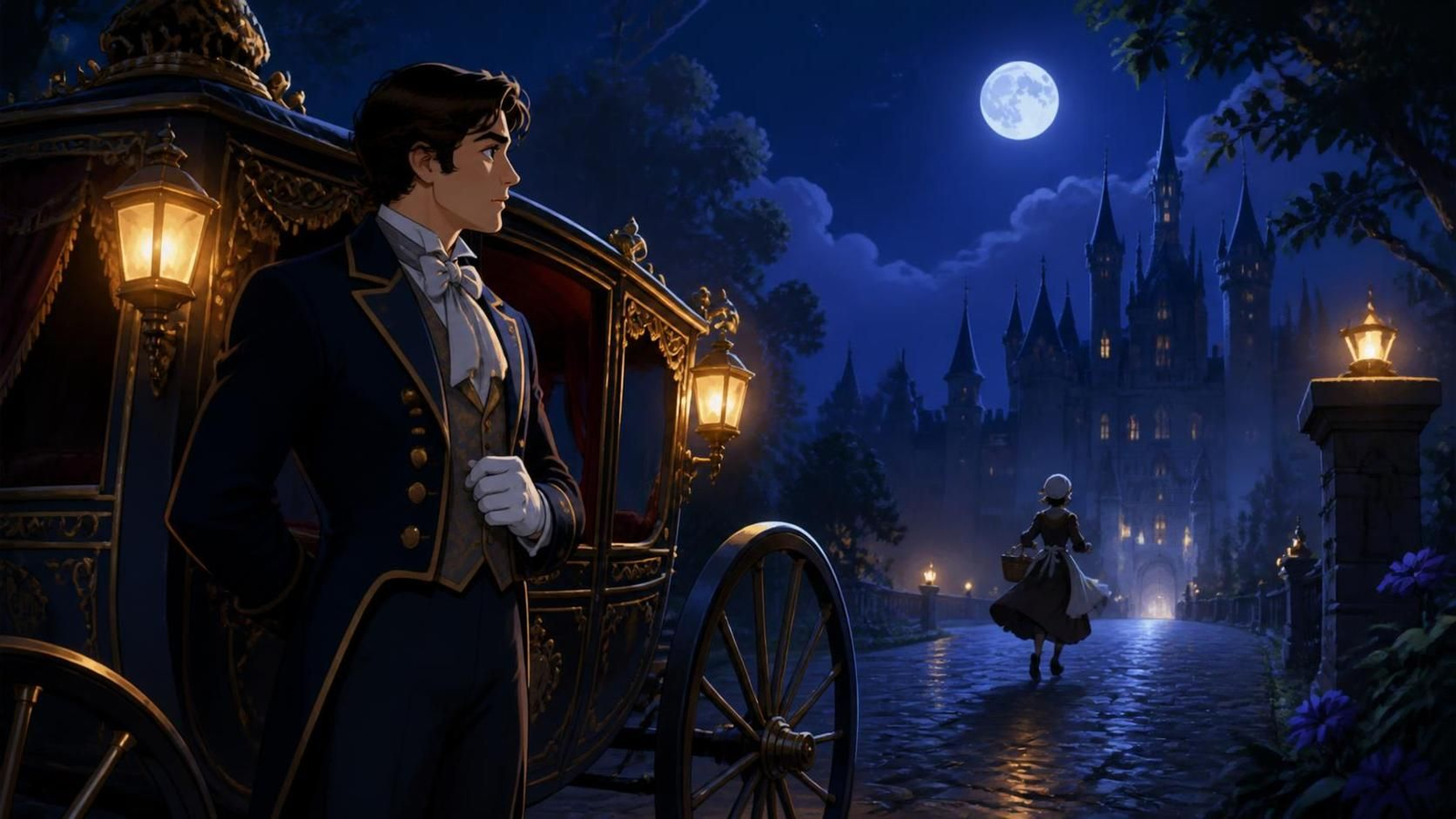 Cover art for Before Midnight, a disney scenario on AI Dungeon