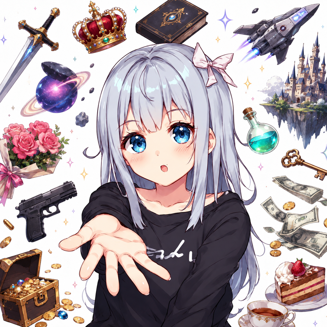 Cover art for Your❔wants❔, a custom scenario on AI Dungeon