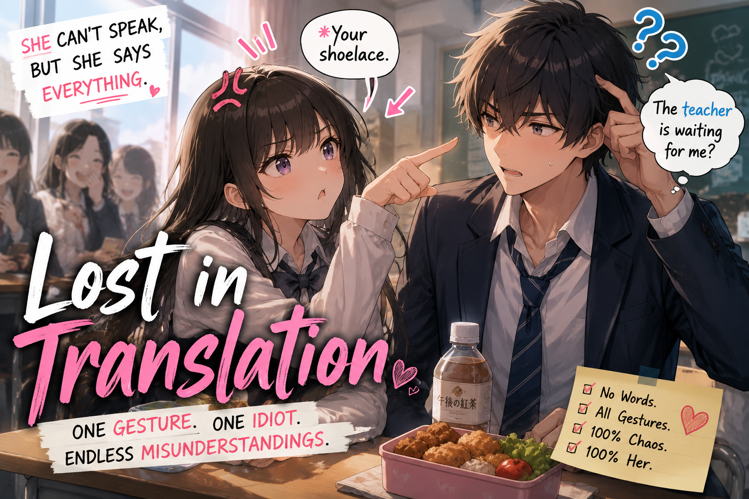 Cover art for Lost in Translation, a romance scenario on AI Dungeon