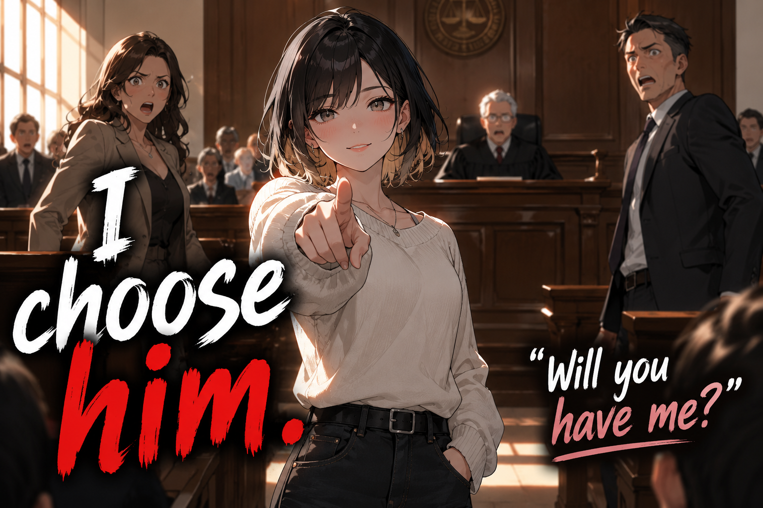 Cover art for She Chose Me Instead., a romance adventure on AI Dungeon