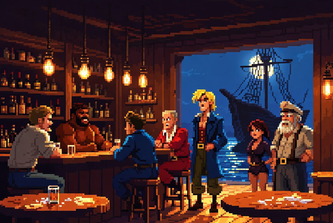 Cover art for Monkey Island: Sandbox of the Caribbean, a monkey island world on Voyage