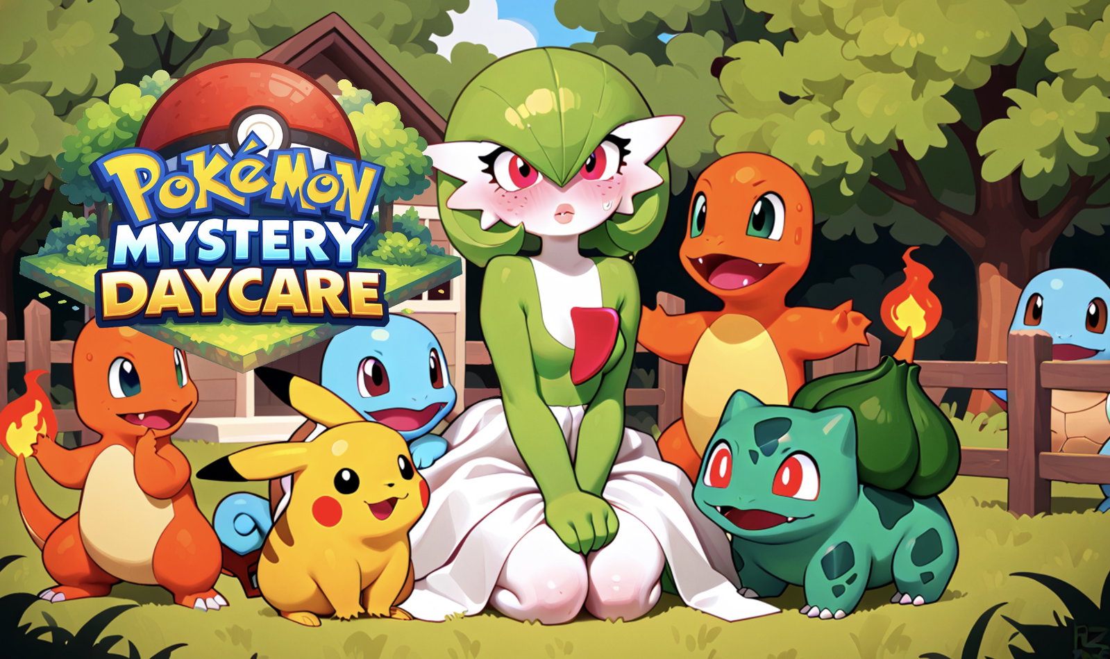 Cover art for Pokémon Mystery Daycare, a pokemon scenario on AI Dungeon