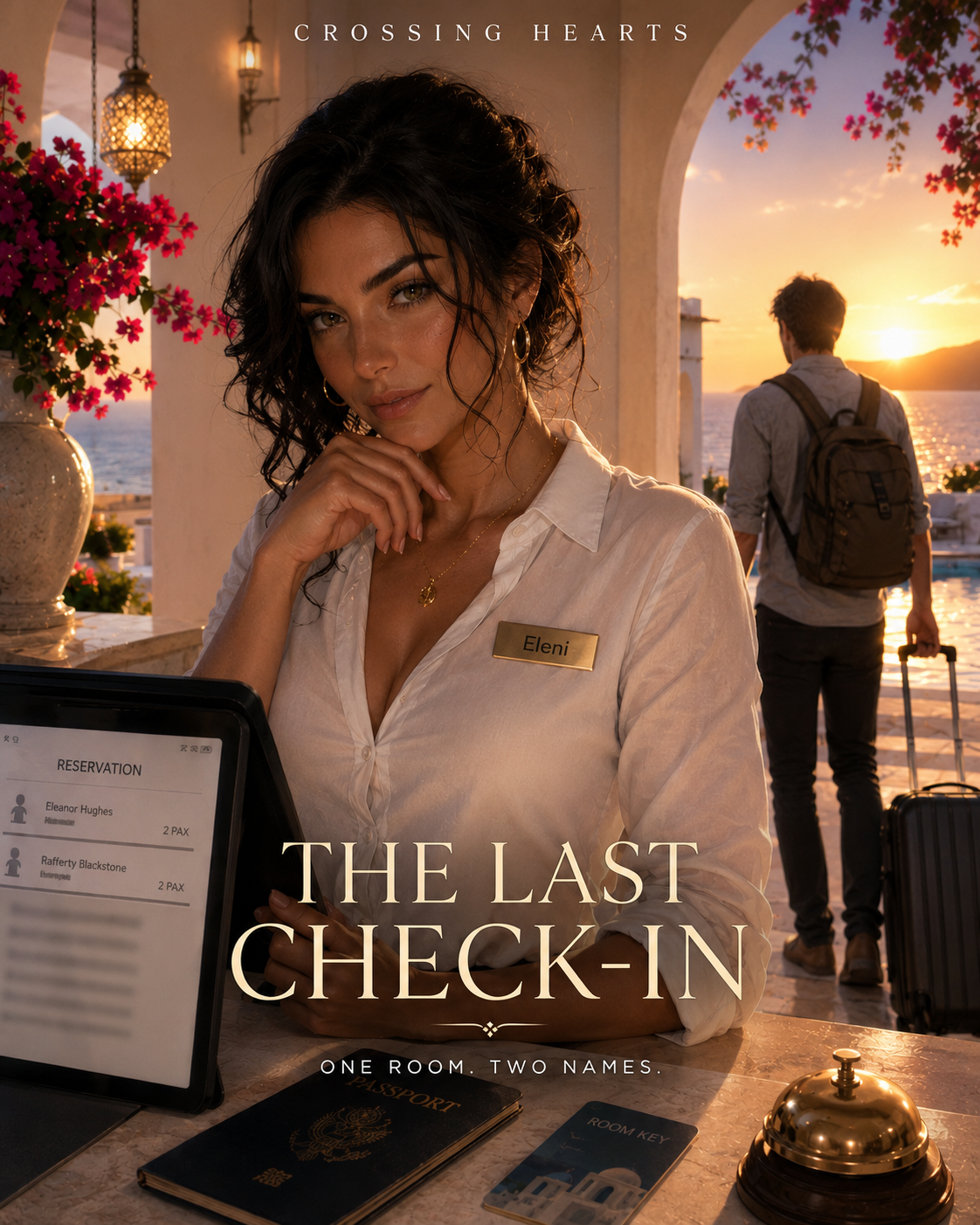 Cover art for The Last Check-in , a romance scenario on AI Dungeon