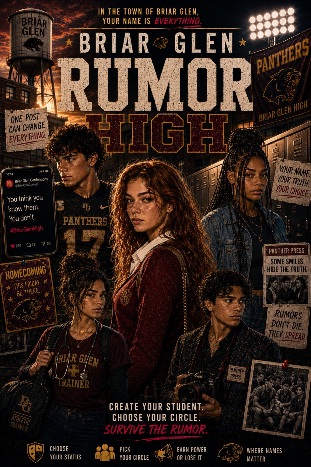 Cover art for Briar Glen: Rumor High on AI Dungeon