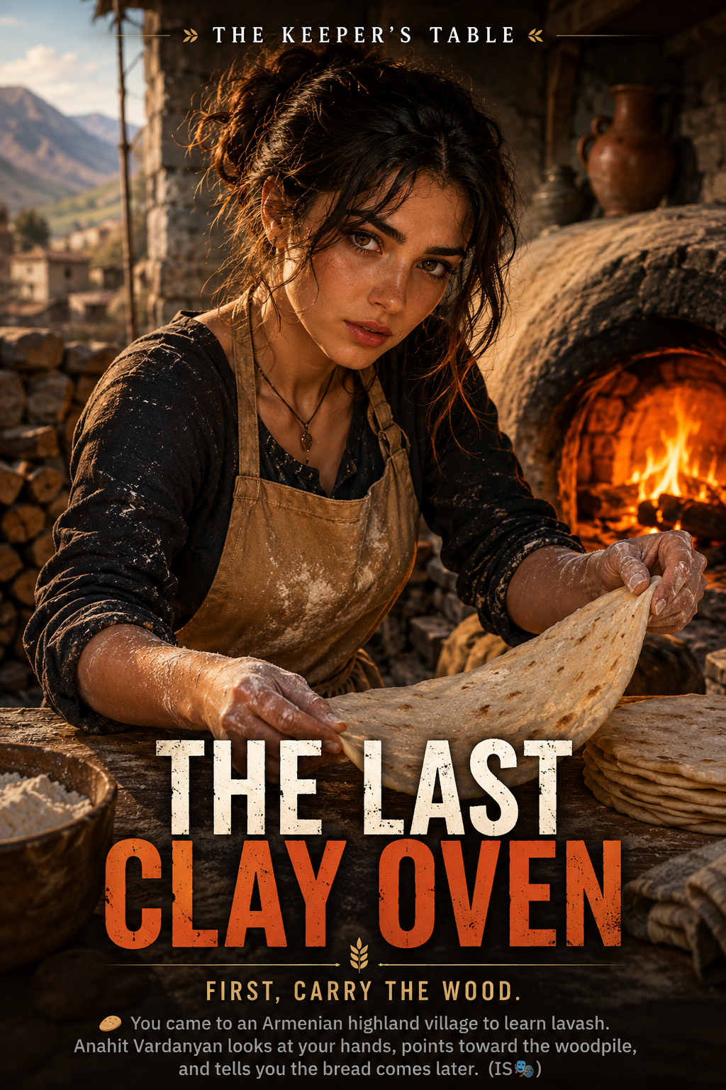 Cover art for The Last Clay Oven, a cooking scenario on AI Dungeon