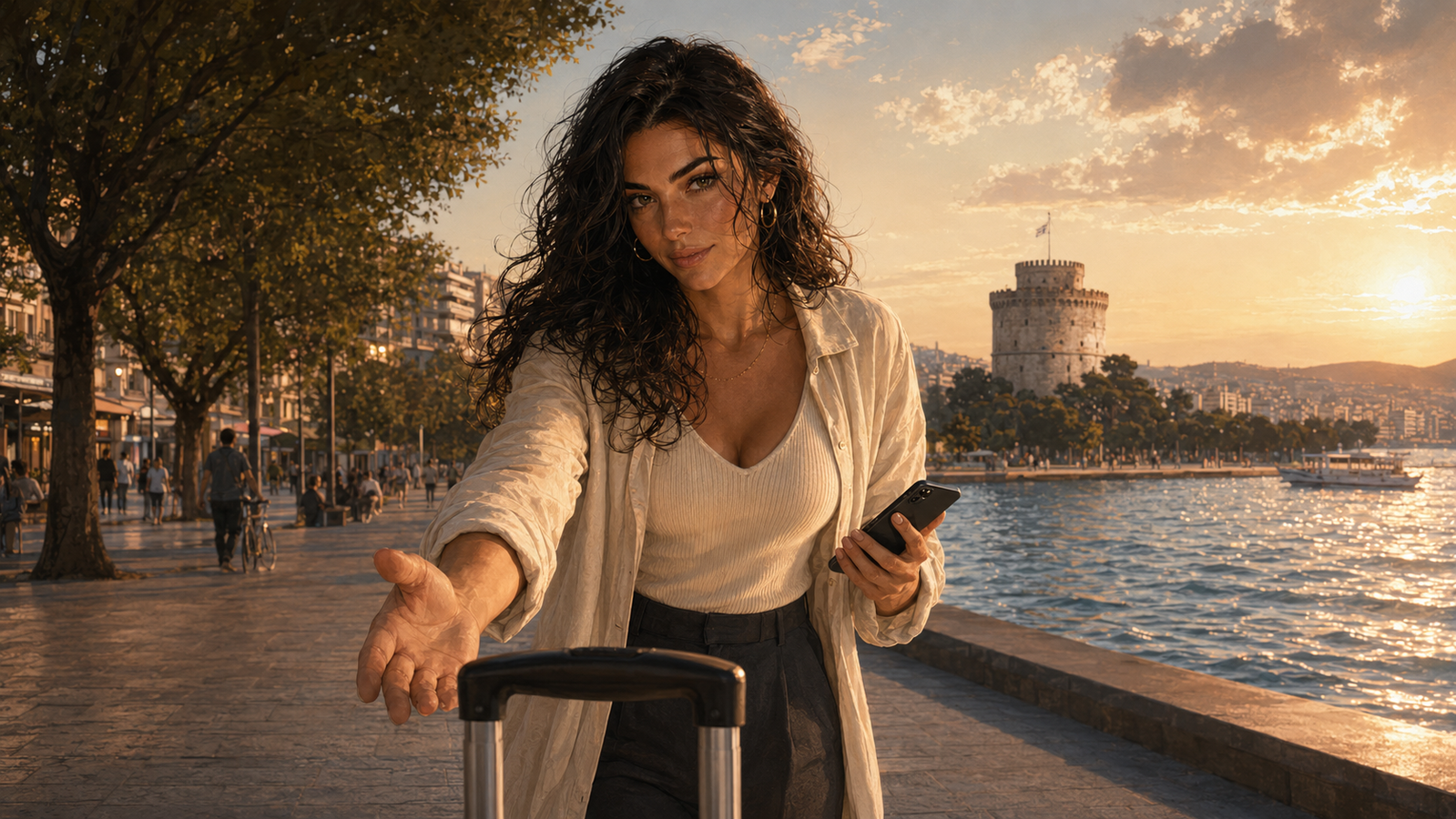 Cover art for Between Seasons — Eleni Papadaki, a romance scenario on AI Dungeon