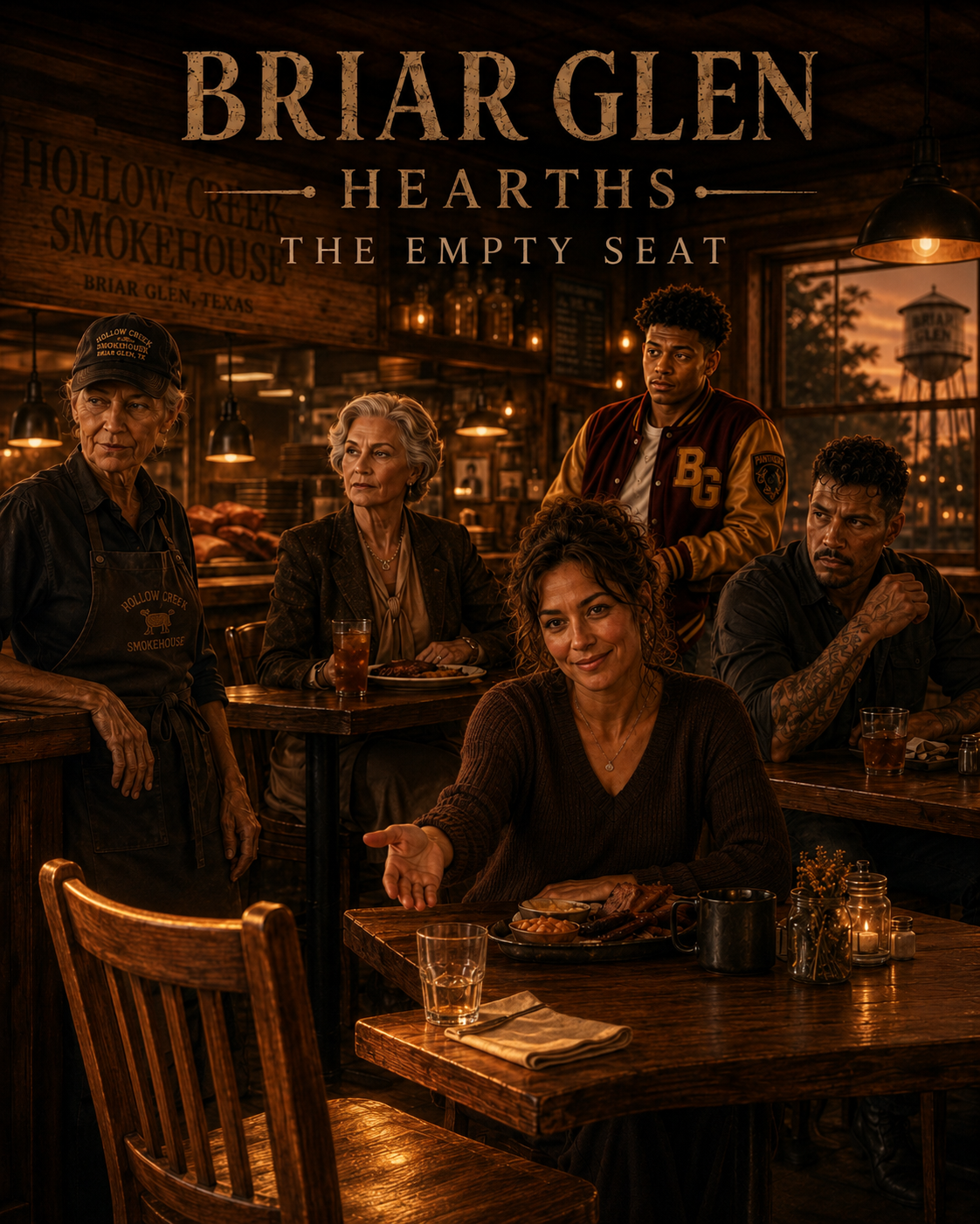 Cover art for The Empty Seat, a cozy drama scenario on AI Dungeon