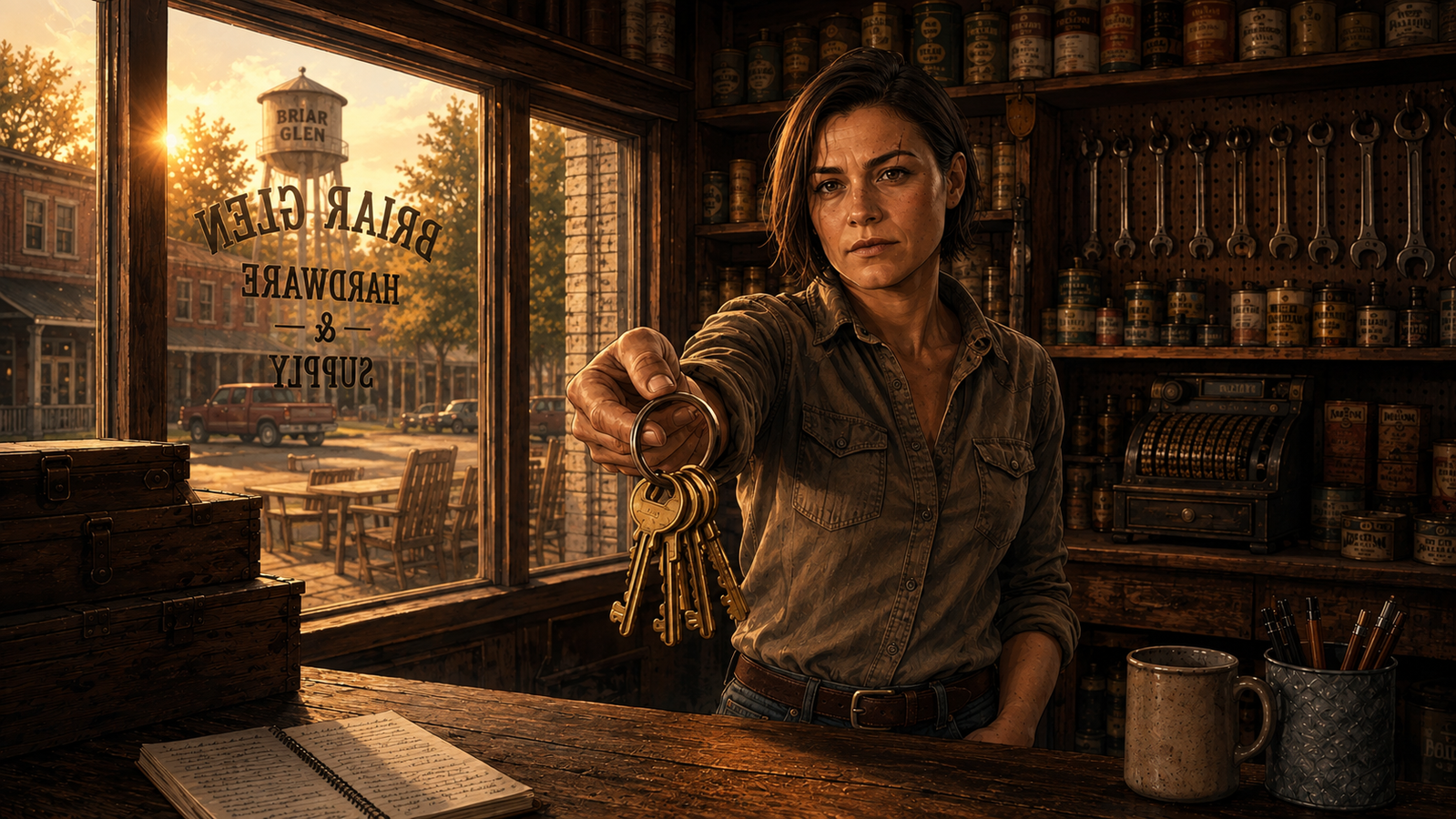 Cover art for The Store He Left You, a briar glen scenario on AI Dungeon
