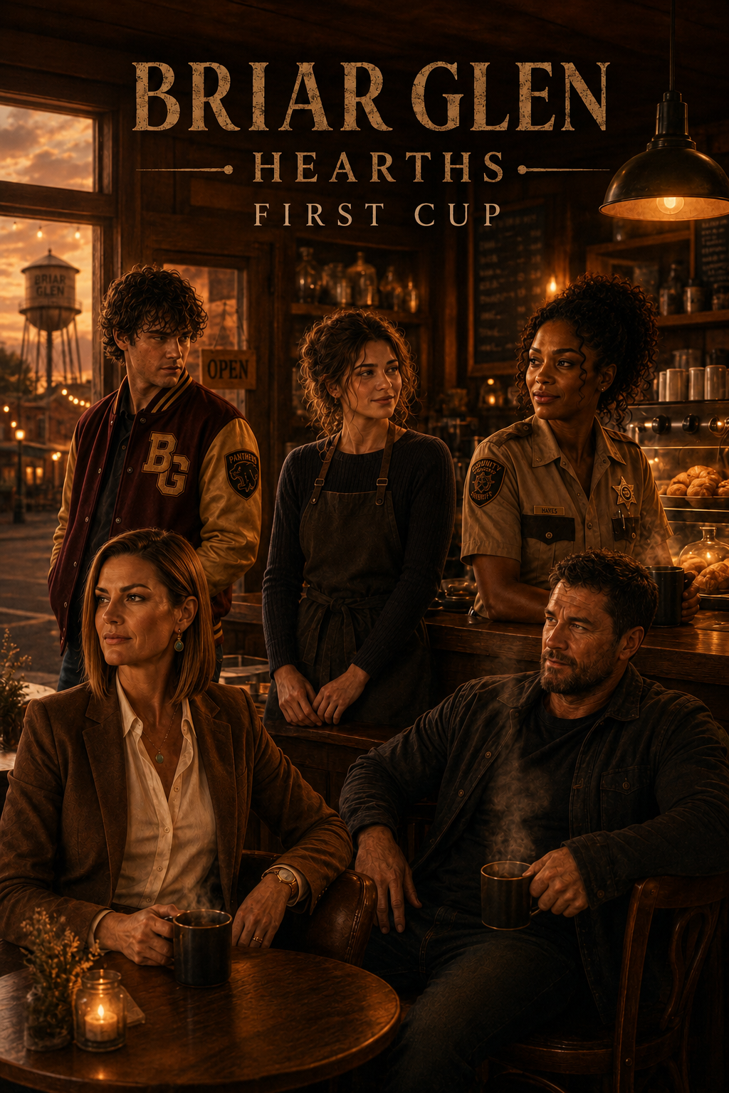 Cover art for First Cup, a cozy drama scenario on AI Dungeon