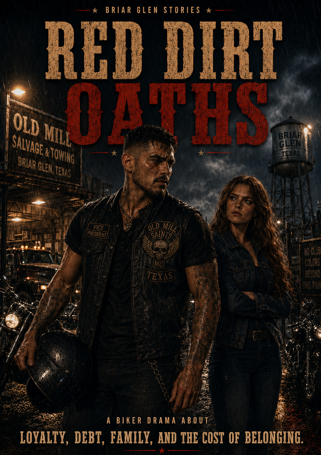 Cover art for Red Dirt Oaths, a biker scenario on AI Dungeon
